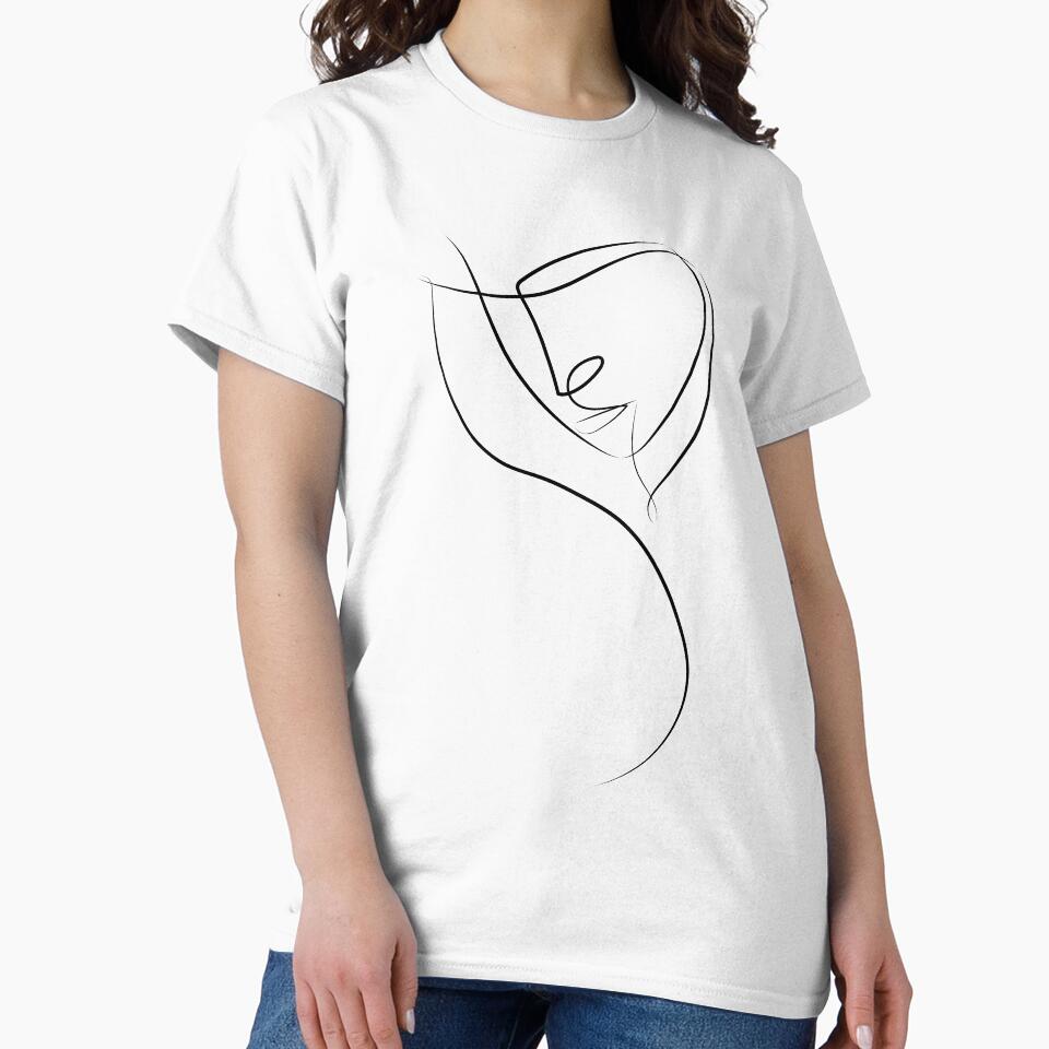 Tenderness | One Line Artist | Minimal Art | One Line Art | Minimalist by One-Line-Artist