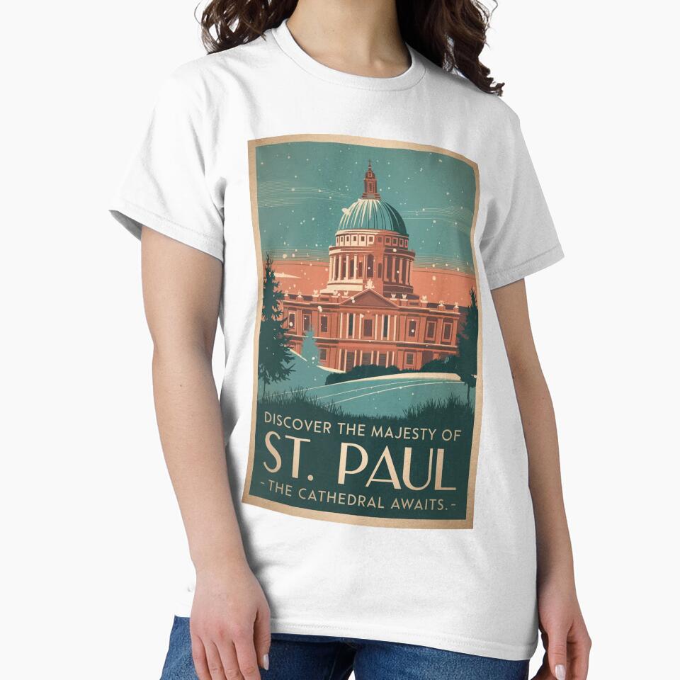 St Paul Vintage Travel Poster by TravelerRat