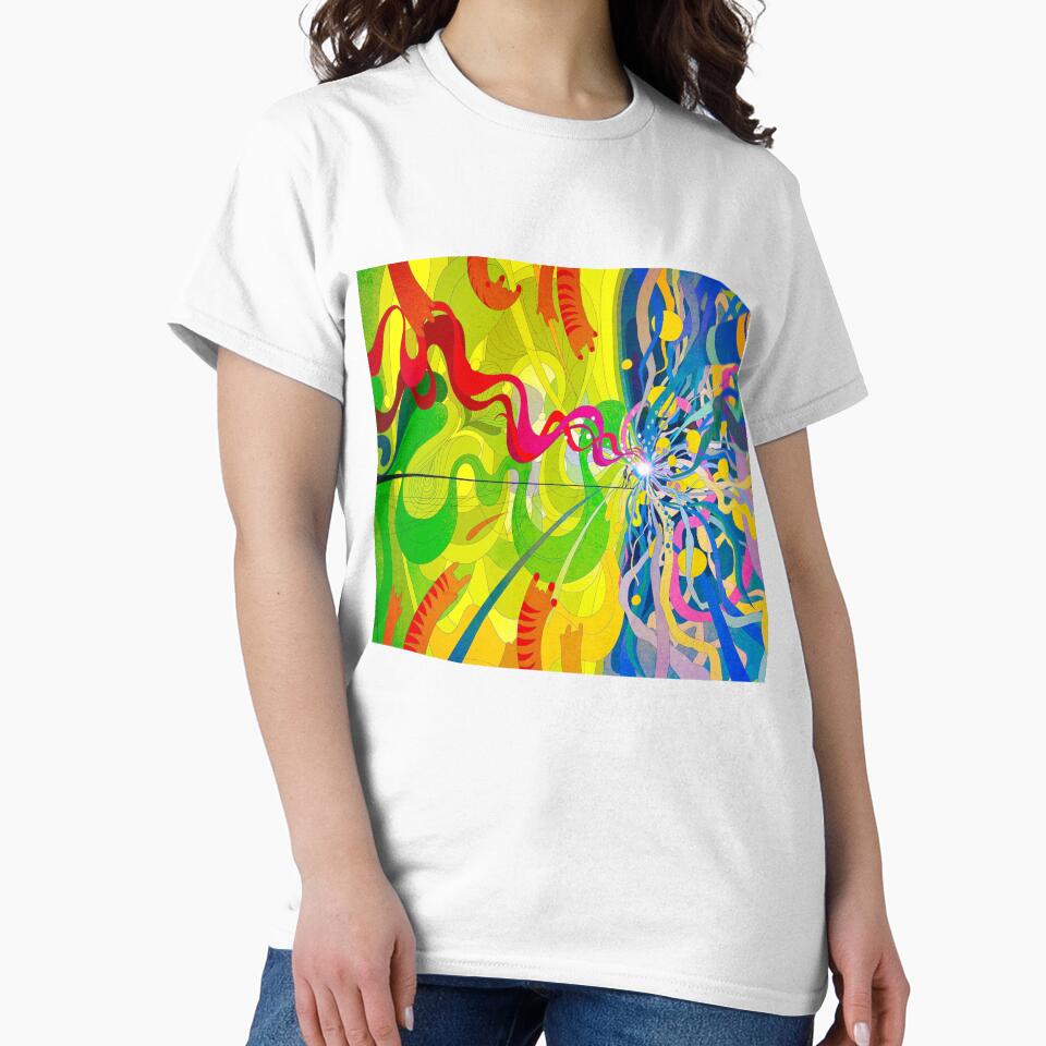 Colorful abstract digital art by zeljana0504