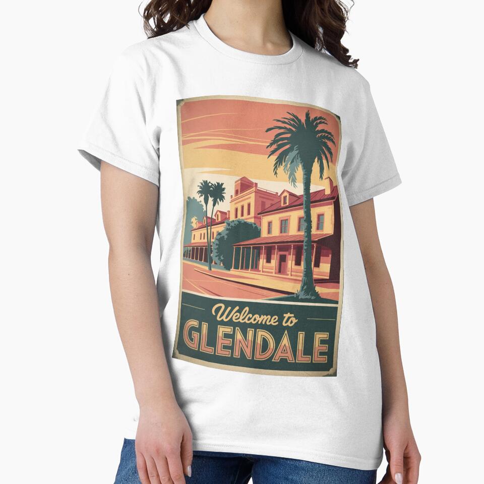 Glendale Vintage Travel Poster by TravelerRat