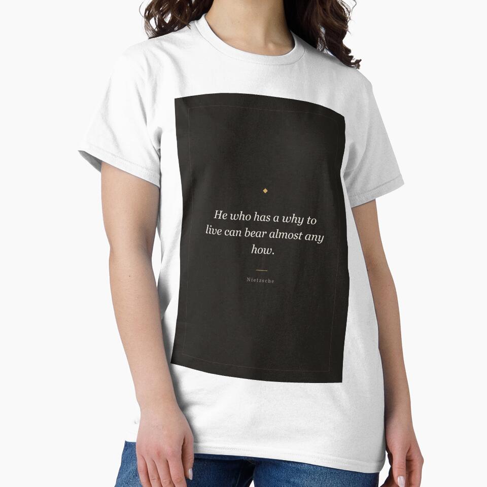 He Who Has a Why to Live - Nietzsche Philosophy Quote by ochreink