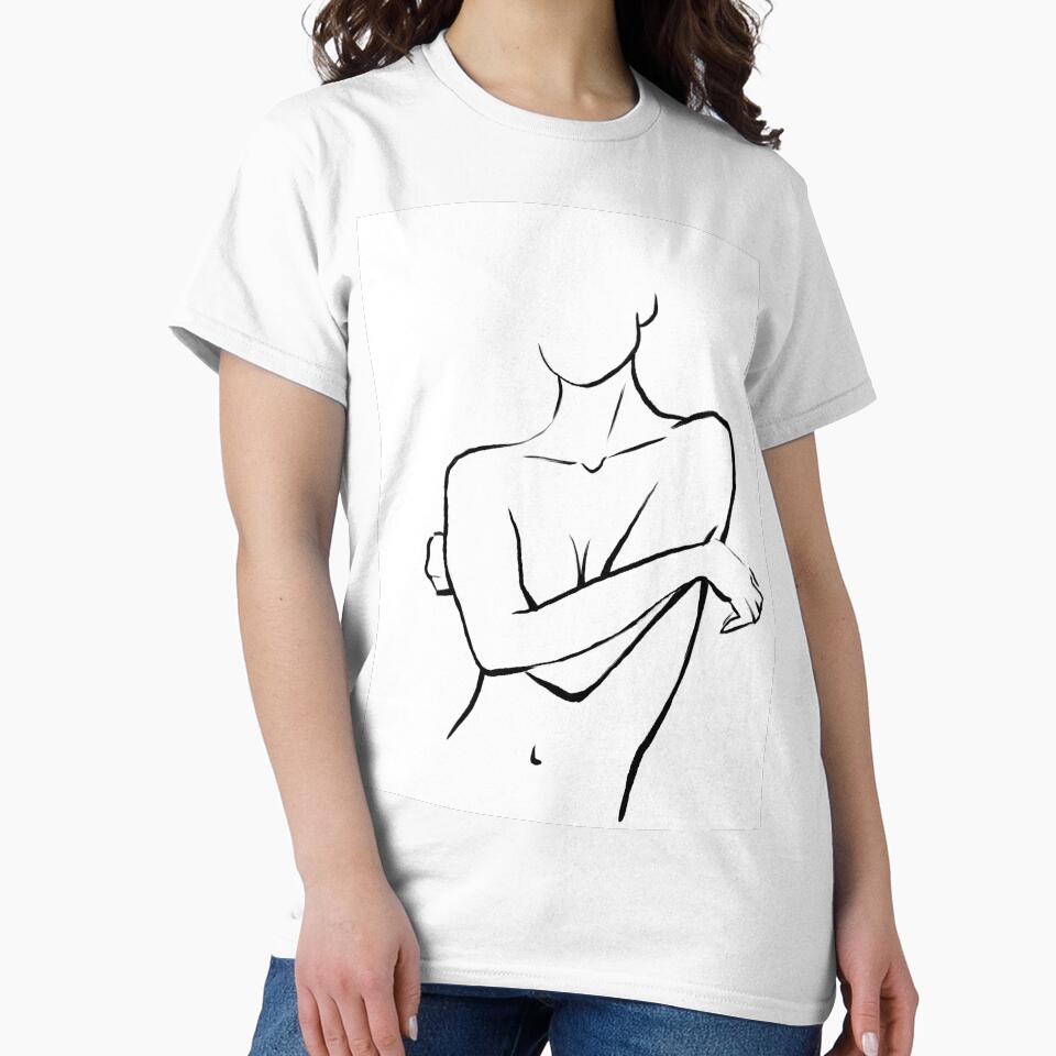 Woman Nude Art by Tinteria