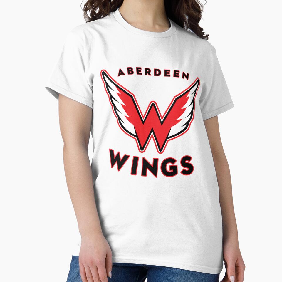 Aberdeen Wings Hockey Style Logo by AMBERBUFORD