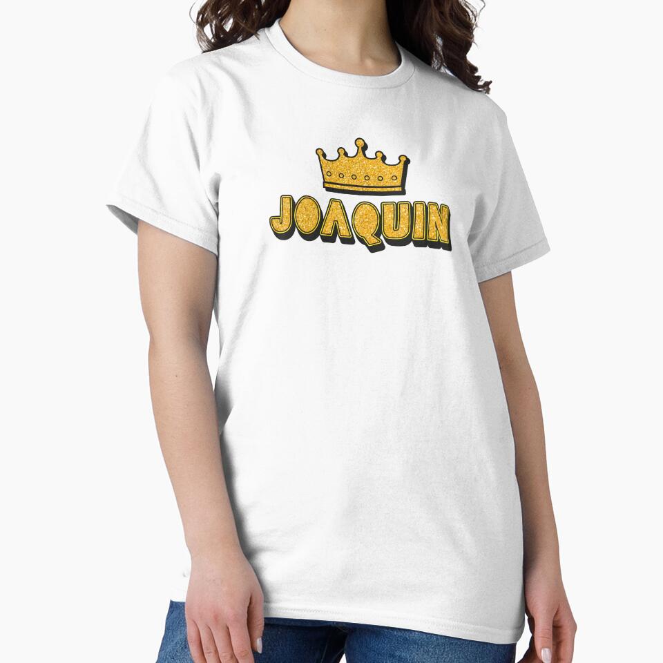 Joaquin Personalized Name With Crown - Cool & Funny Custom Gift for Men and Boys by Oussinc