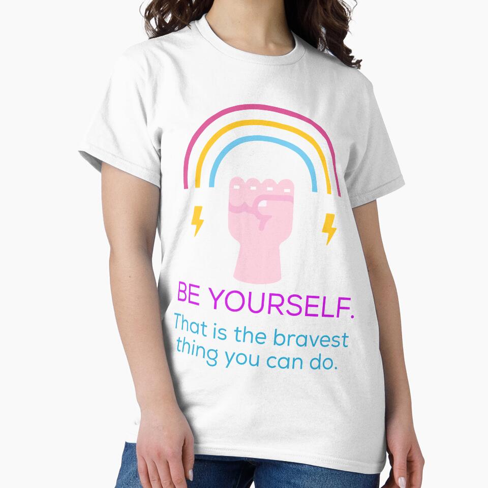 Be yourself. Be brave. by PaperDreamPod