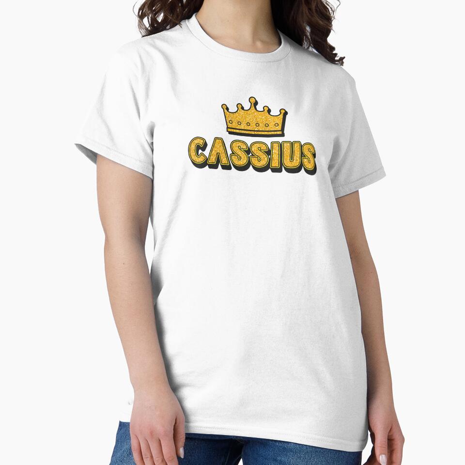 Cassius Personalized Name With Crown - Cool & Funny Custom Gift for Men and Boys by Oussinc