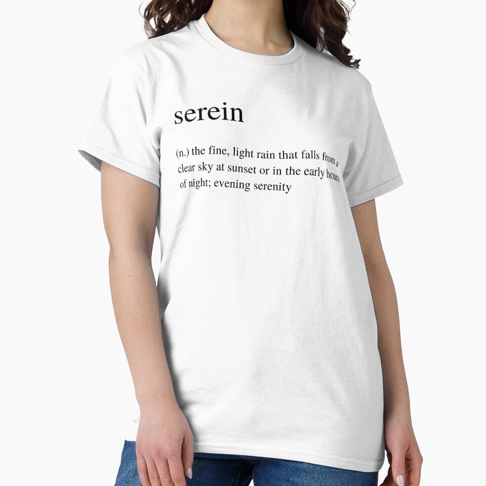 Serein Definition - Evening Serenity - Serein Meaning by UniqqFactory