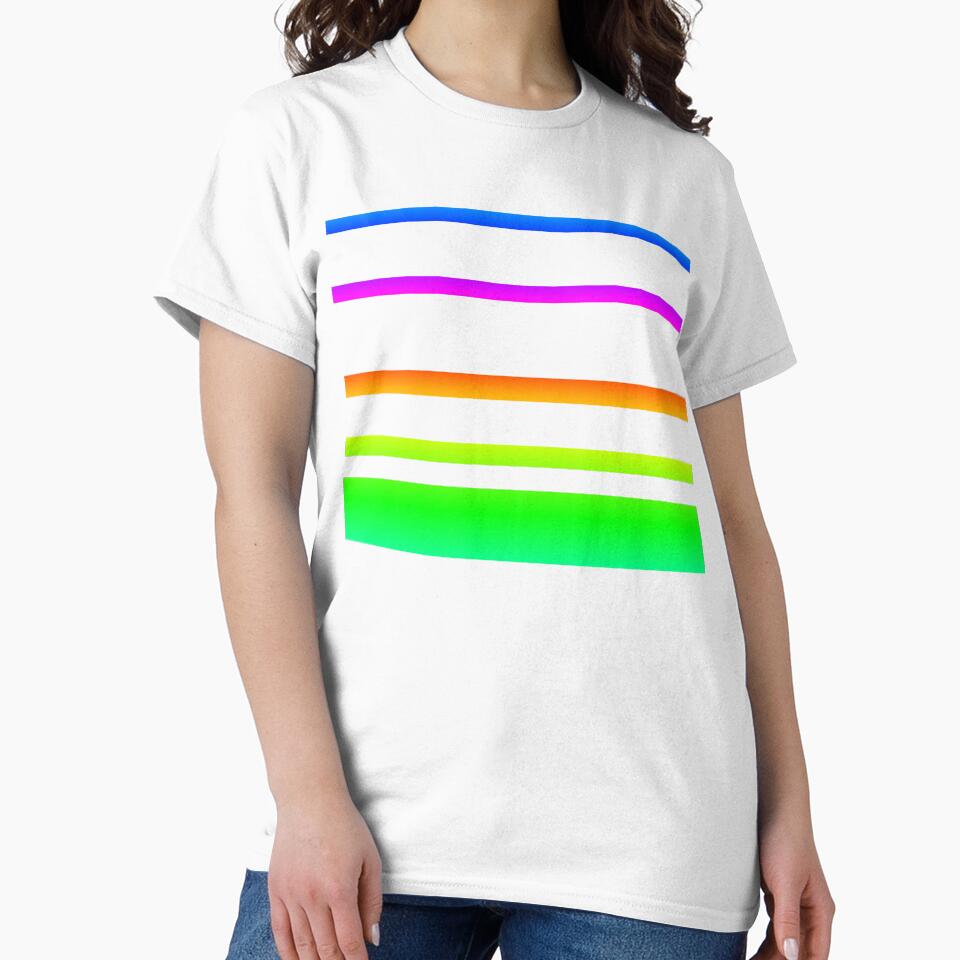 white striped | white multicolor stripes by lausn