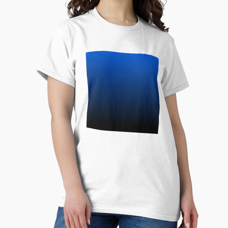 Blue to Black Ombre Gradient by Arianna Khalil