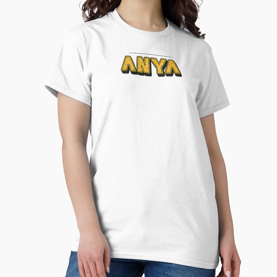 Anya Personalized Funny Custom Name Crown Design by Watsonarts
