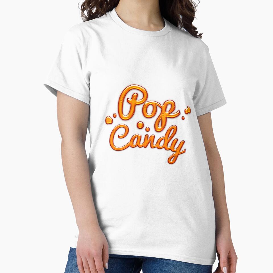 pop candy, caramel, caramel text, candy text, sweet text, digital drawing, digital art by Nesterova