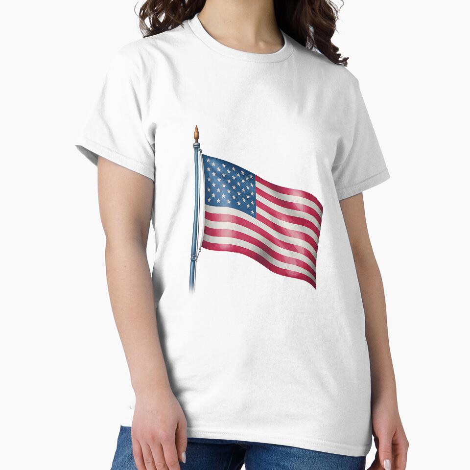 USA Stars and Stripes Art – Patriotic Flag Illustration by artedigital99