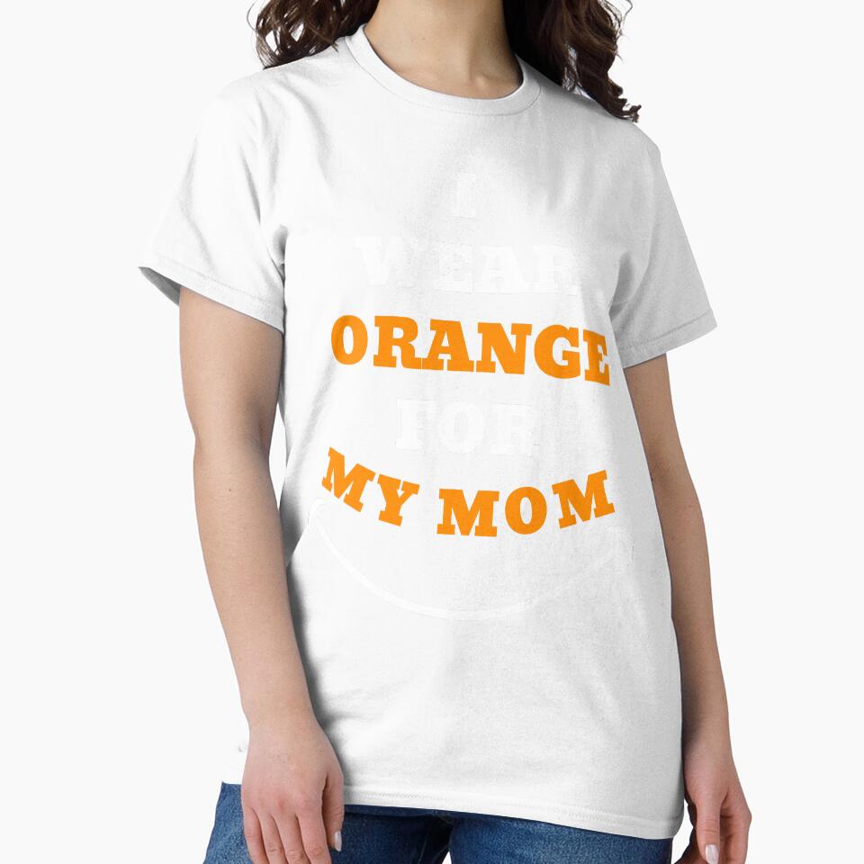 I Wear Orange For My Mom by designerpriti