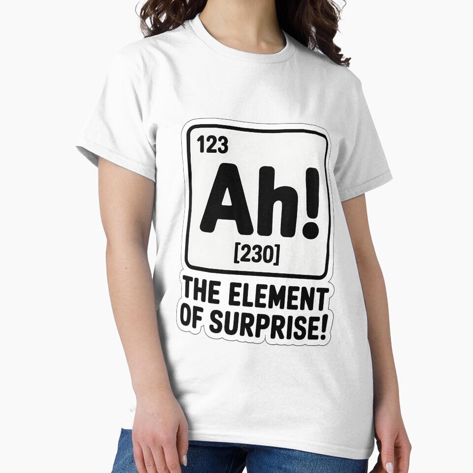 Element of Surprise Science Humor by NiftyWrx