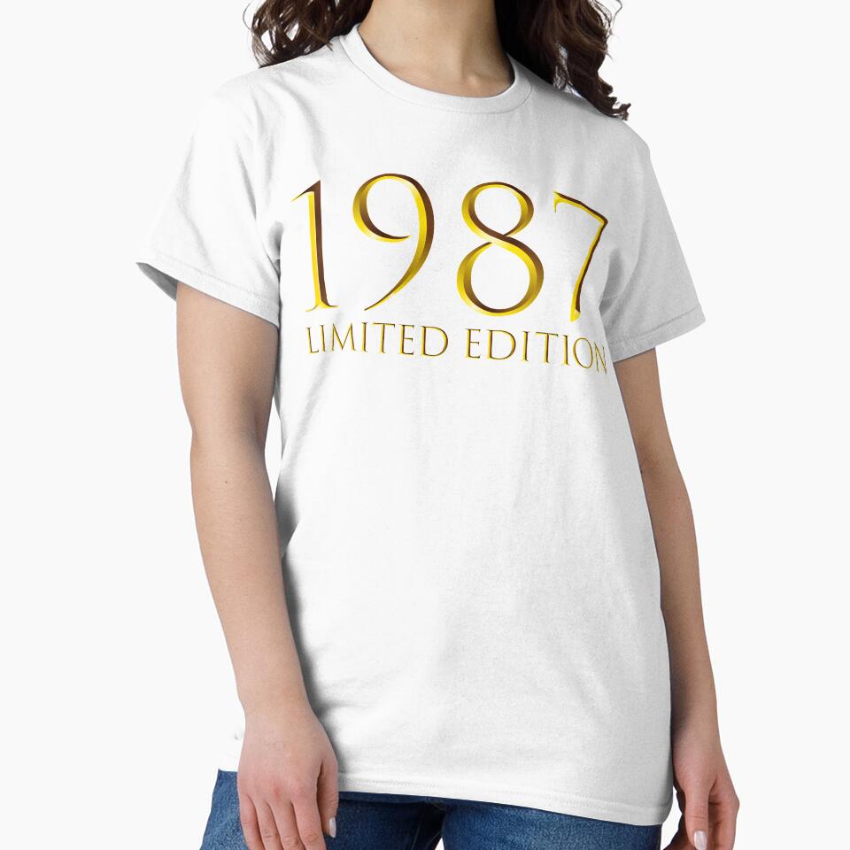 1987 Limited Edition 34 Years Old 34th Birthday by DavisHasari