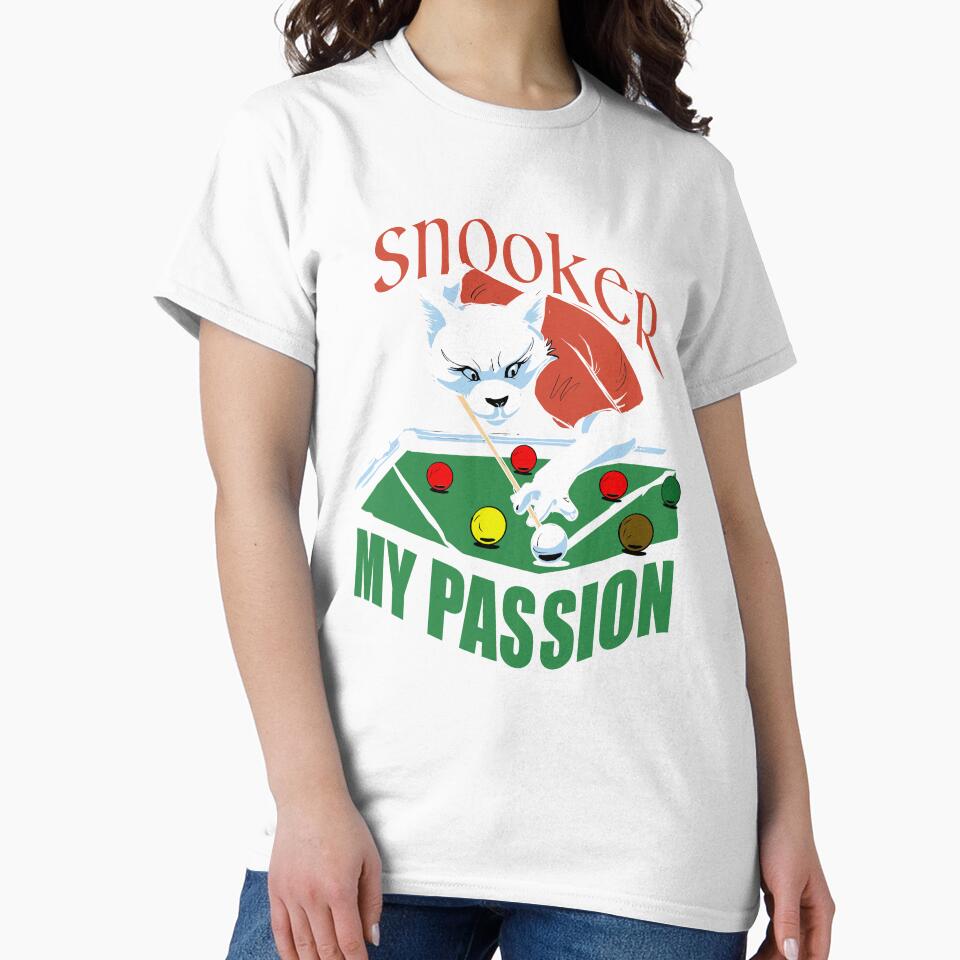 Billiard fox, snooker my passion billiard saying, leisure outfit for billiard players by ChrUzDesigner