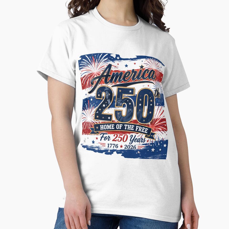 America 250th Anniversary Patriotic Fireworks Celebration Gift by vampbabe54