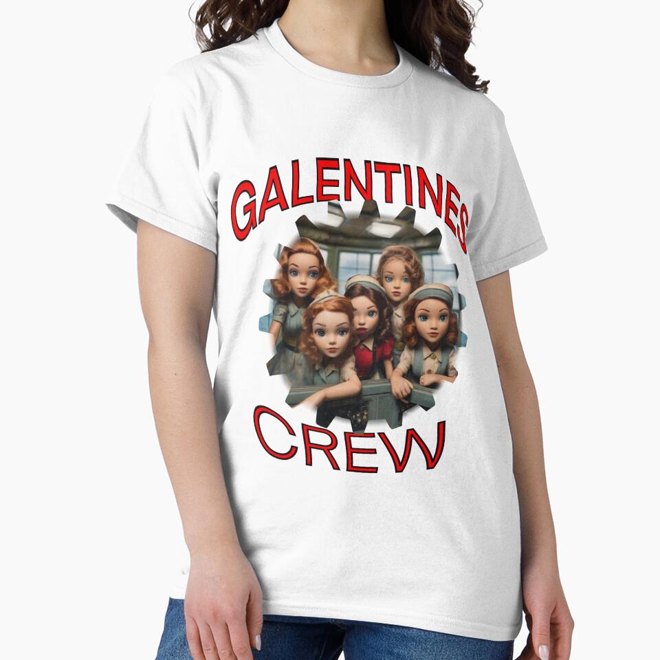 Cartoon Underwater US Navy American Girls Galentines crew on submarine on Galentines day and Galentines party, gift idea for Galentines day by sailorsam1805