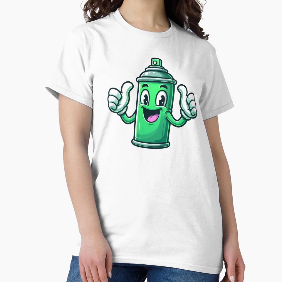 Graffiti Unleashed: Smiley Spray Can by 2wear