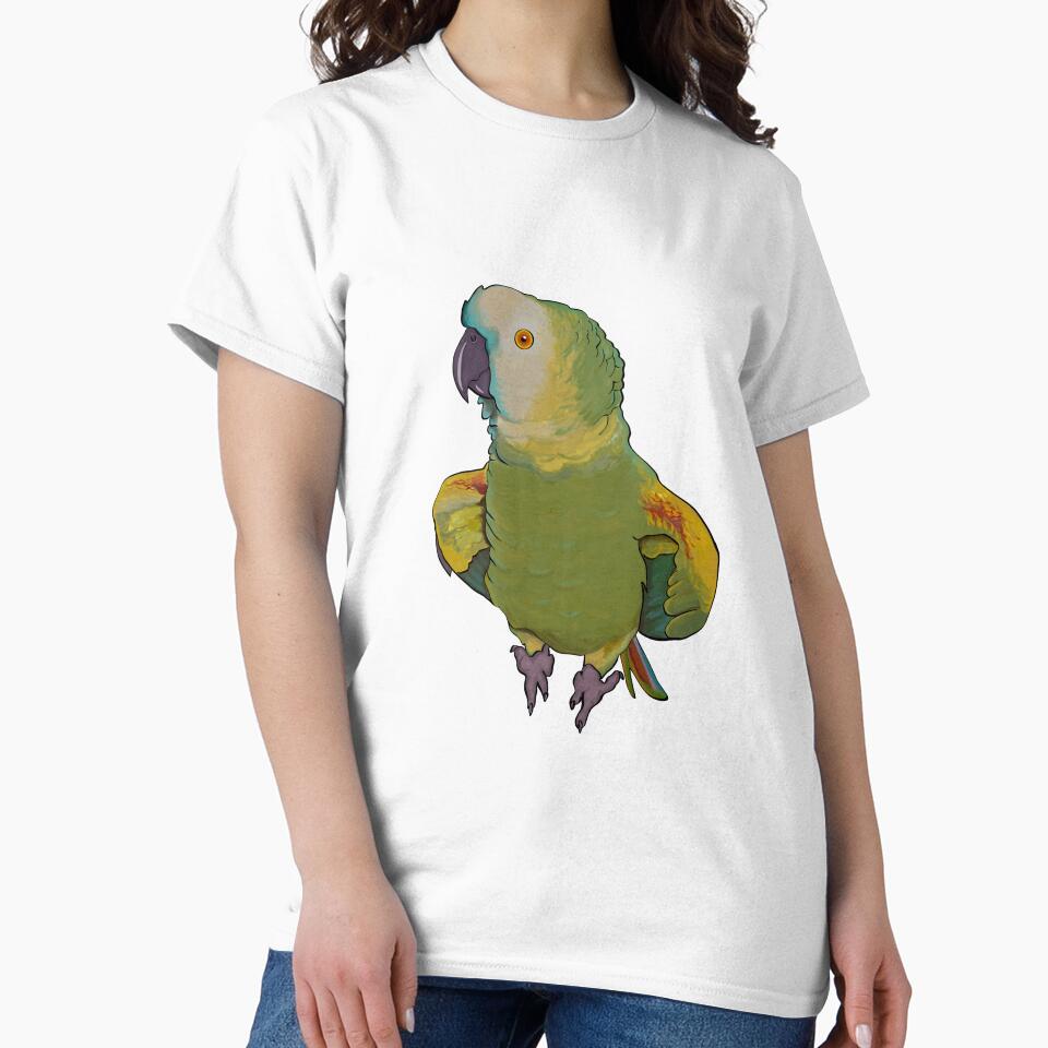 Playful Blue Fronted Amazon Parrot by Zurickdesigns