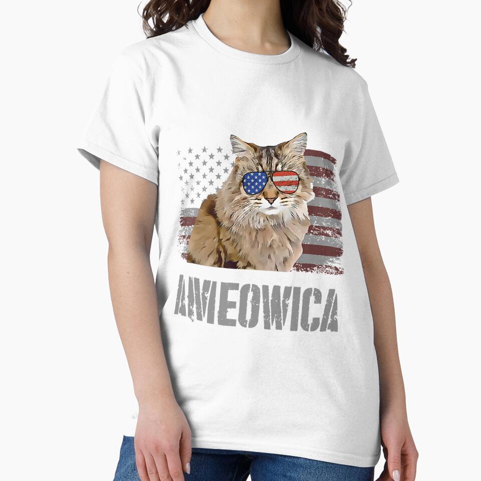 Ragamuffin Cat Funny Ameowica Retro by carpe9572