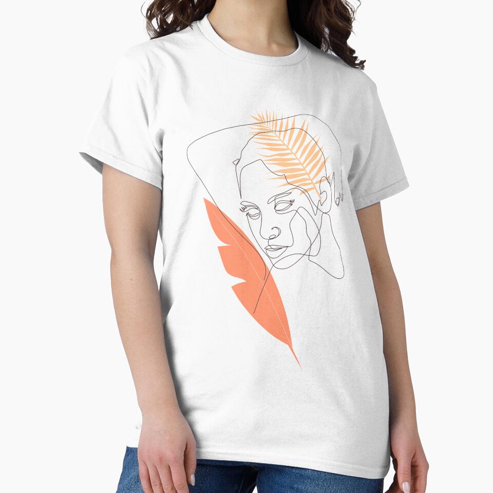 woman line art by ArtInRhythm