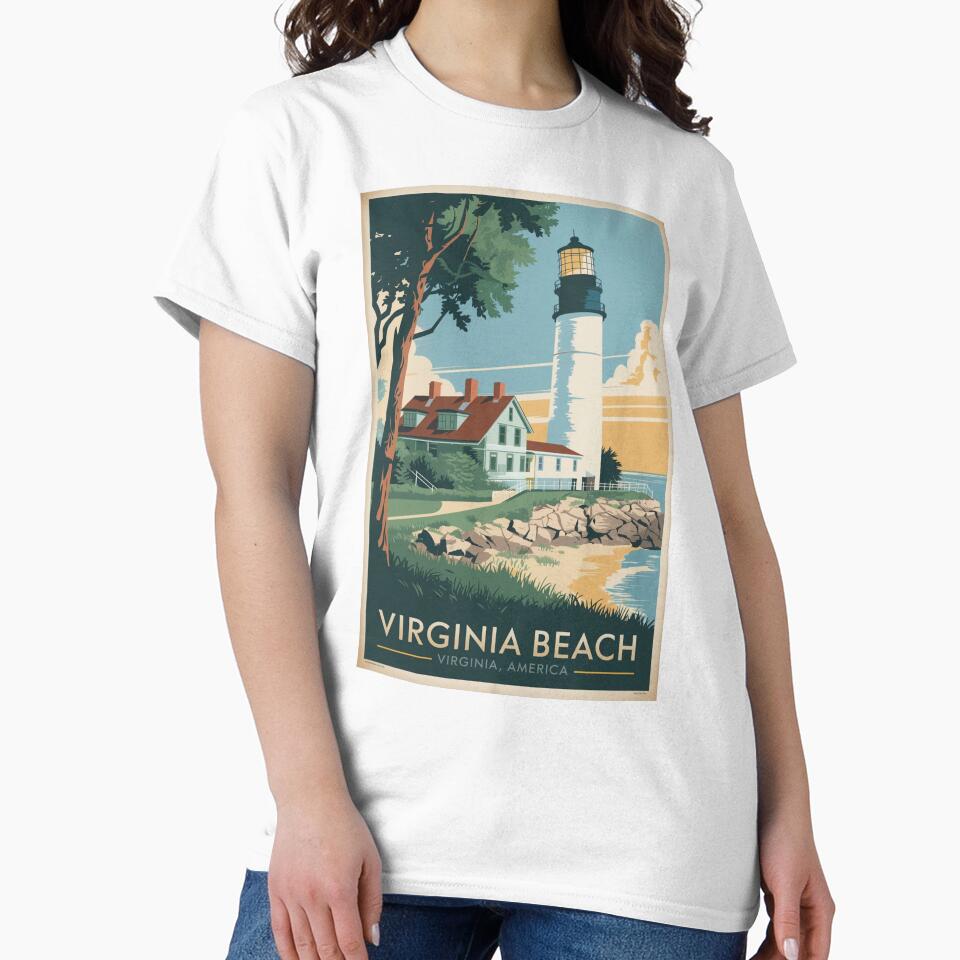 Virginia Vintage Travel Poster by TravelerRat