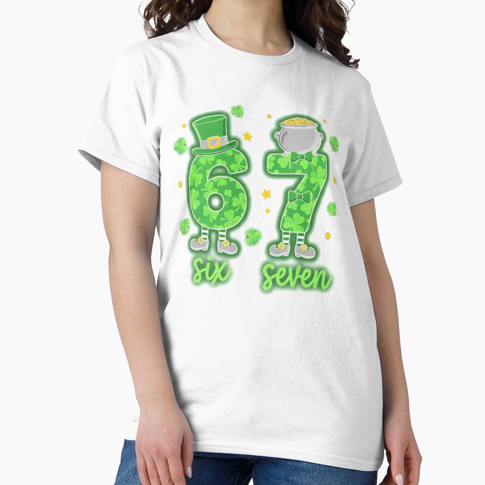 St Patrick_S Day 67 Meme Leaf Clover Irish Men Women Kids by yaginoie