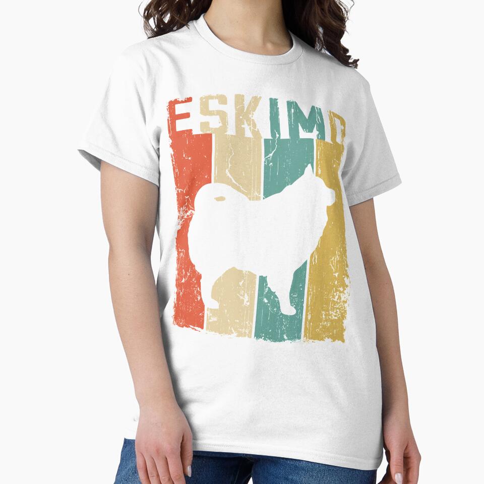 American Eskimo Dog Vintage Retro Style by rafaeltto