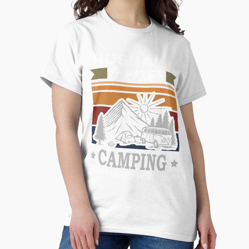 Husband And Wife Camping Partners For Life (Camping Lover) by i-longmanshop