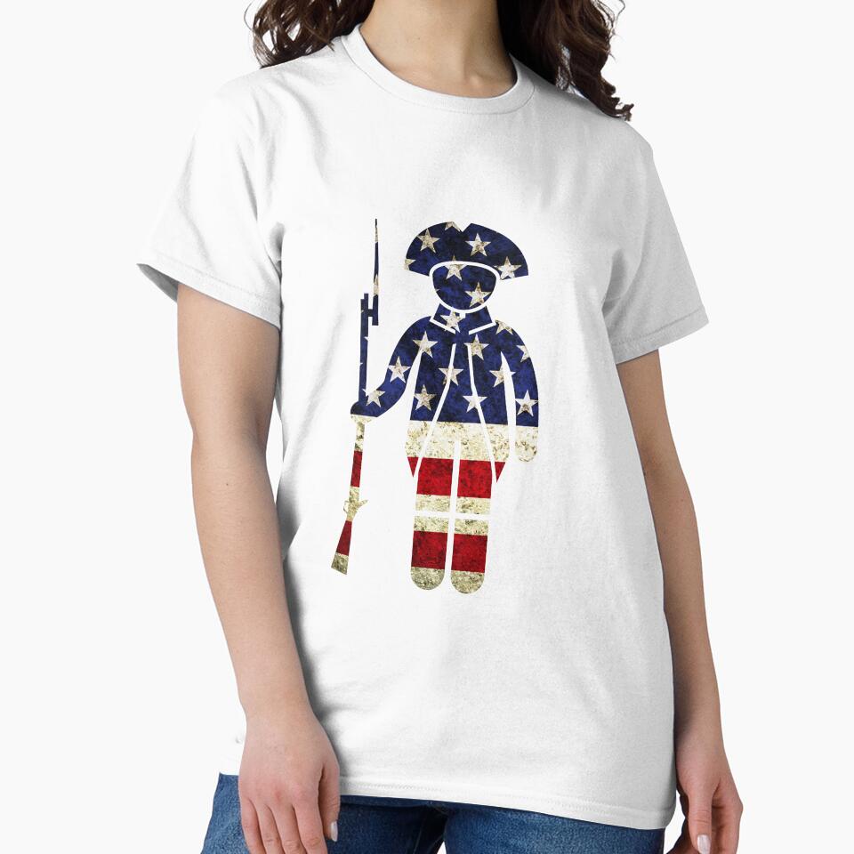 Vintage American Soldier Flag by Stickman--