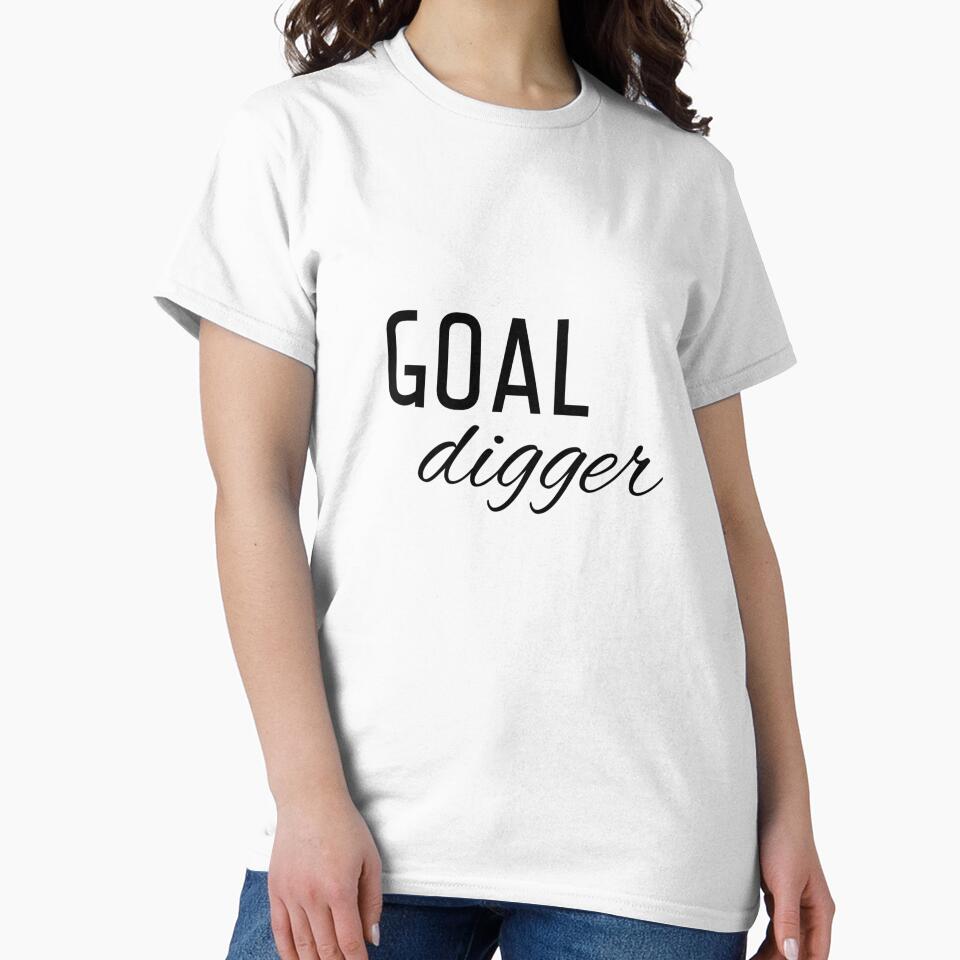 Goal Digger, Motivational Quote Small Business Owner by EarthlyIndigo
