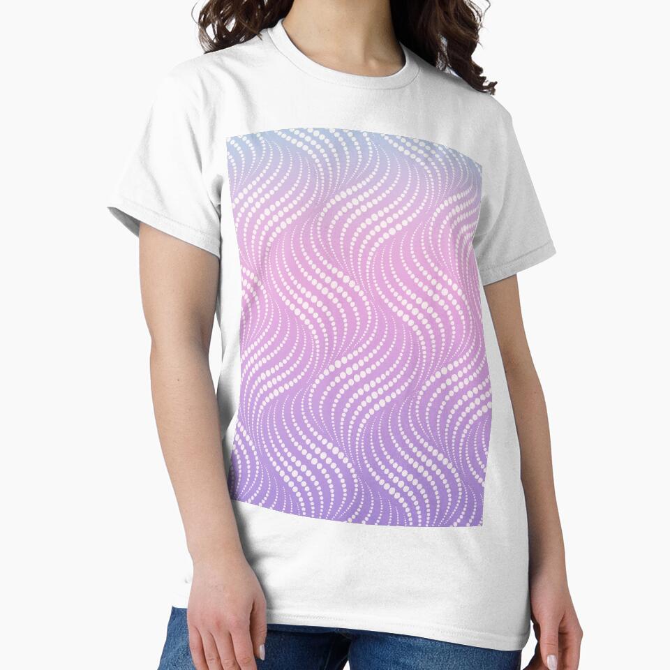 Pastel wavy mermaid gradient by Tanuja  Sharma