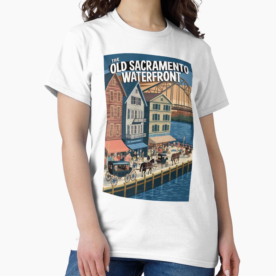 Sacramento Vintage Travel Poster by TravelerRat