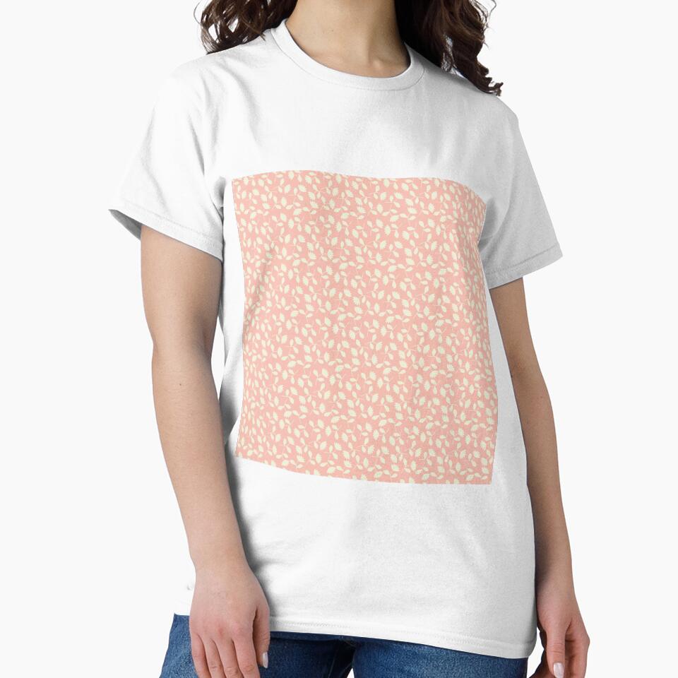 Pink and Cream Blossoms - Calico Flowers by PopwheelArt