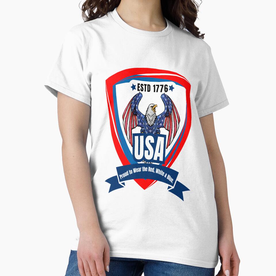 Proud to Wear the Red, White & Blue | Midi Dresses for Women USA by skkyfaithArtz