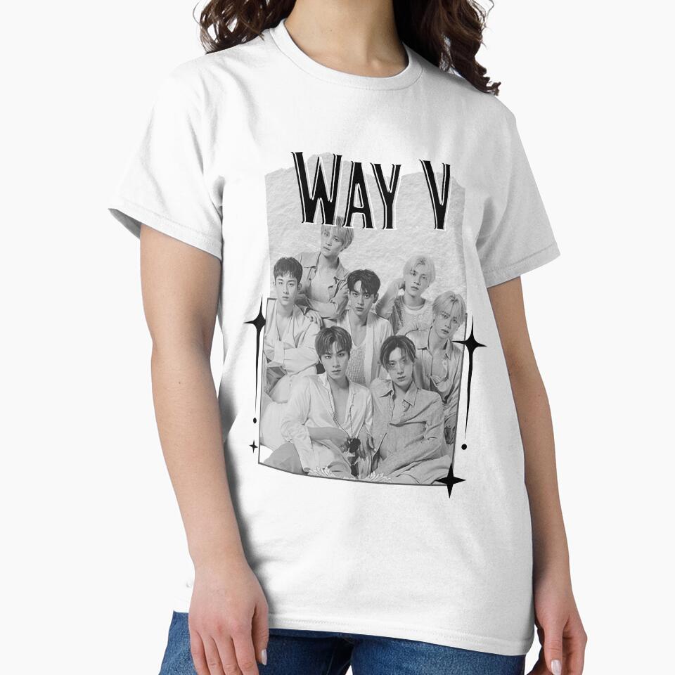 WayV Chinese Pop Performance Portrait Scrapbook Collage Cozy Y2K Vintage Design by HELL0WBELLO