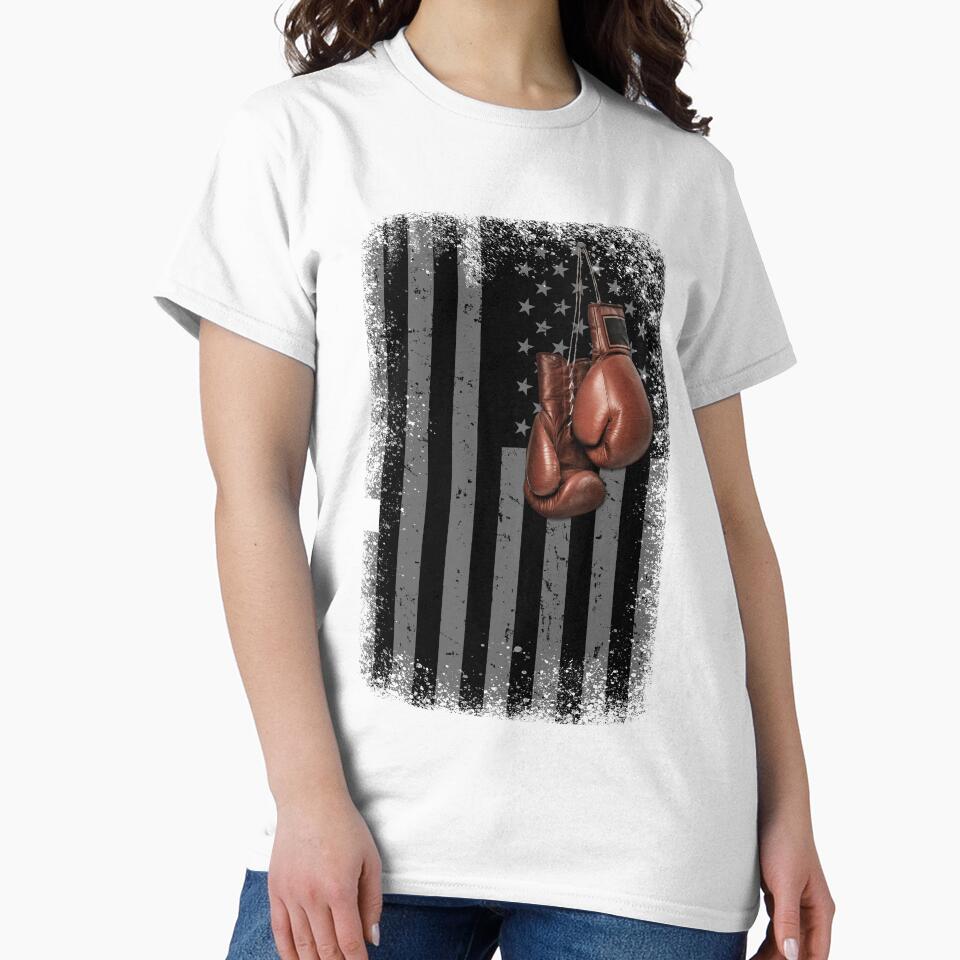 American Flag Boxing Gloves Vintage by TheWildStyle