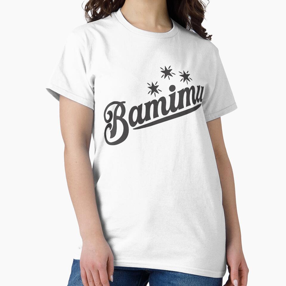 Bamimu Black Branded Logo Minimalist Streetwear Signature Mark by Bamimu Merch