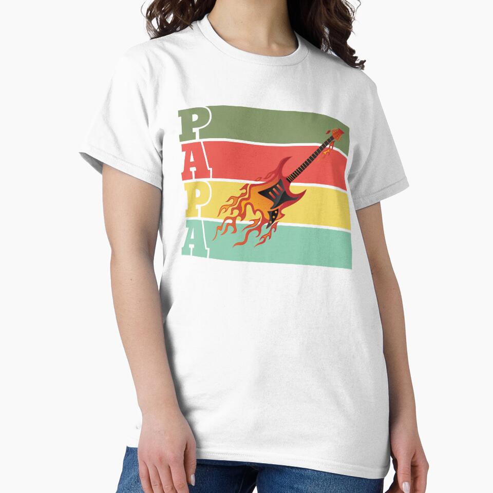 Papa is a guitarist by PODapparel