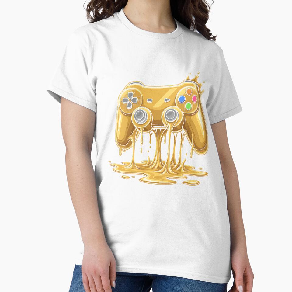 Gold Drip Video Game Controller Respect The Drip Gamer Gifts by diyoor