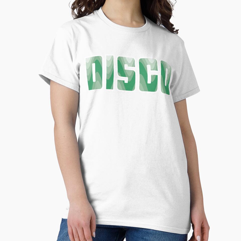 Groovy Disco Waves - 70s Green Retro Swirl by SunnyBrand