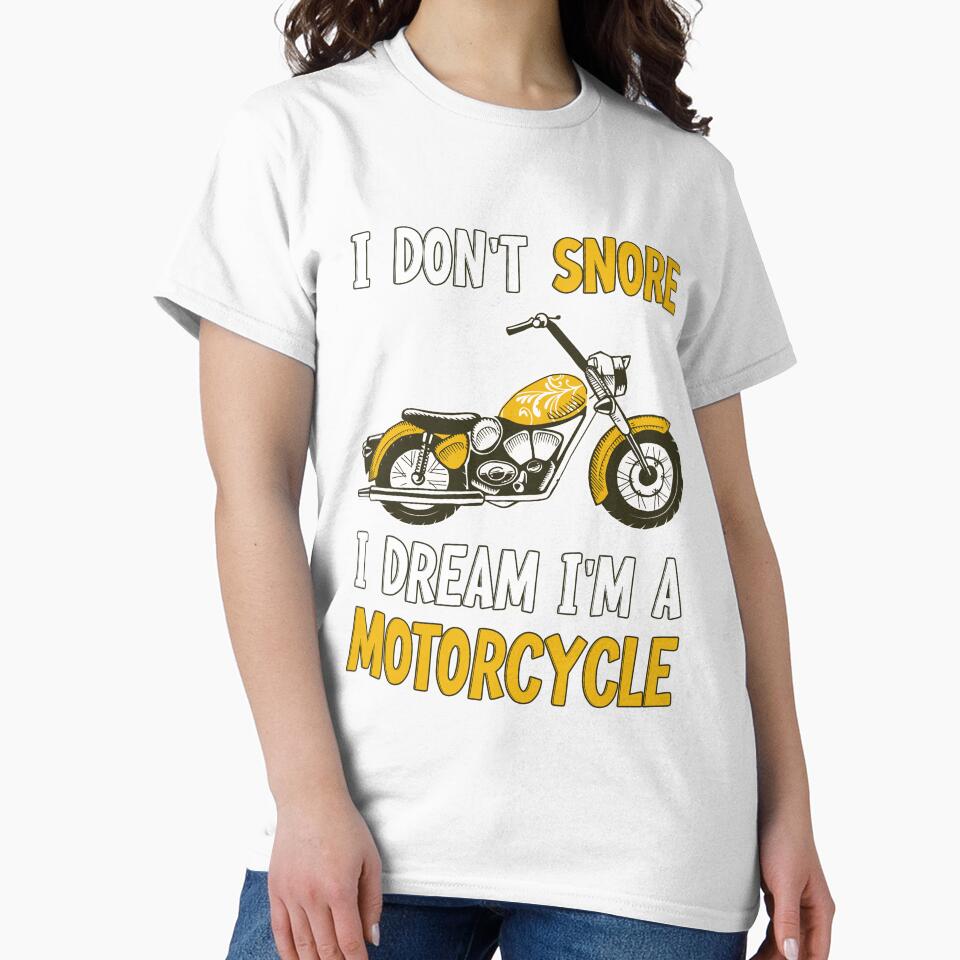 I don't snore I Dream I'm a Motorcycle by jie lin