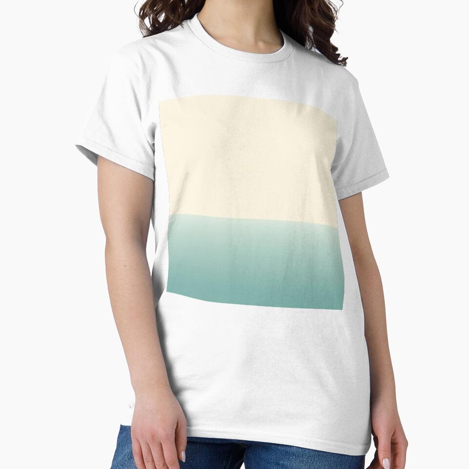 Minimalist Ocean Horizon Gradient Art Print by EllDAV777