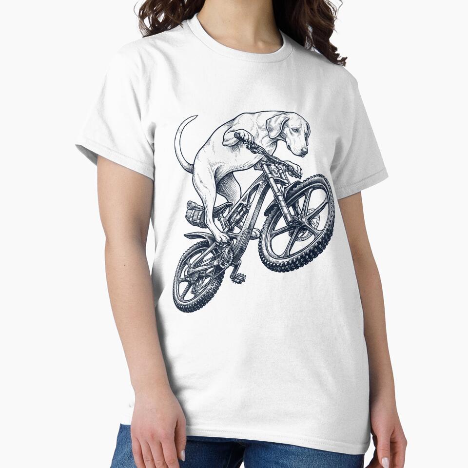 Vintage American Foxhound Riding Bicycle Cycling Bike Dog Lover by TerryConnells