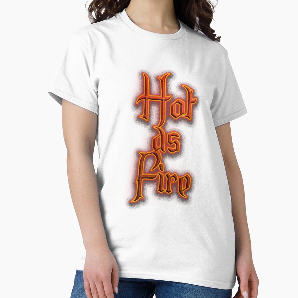 Hot as Fire (Fiery Glowing Text) by Swabcraft