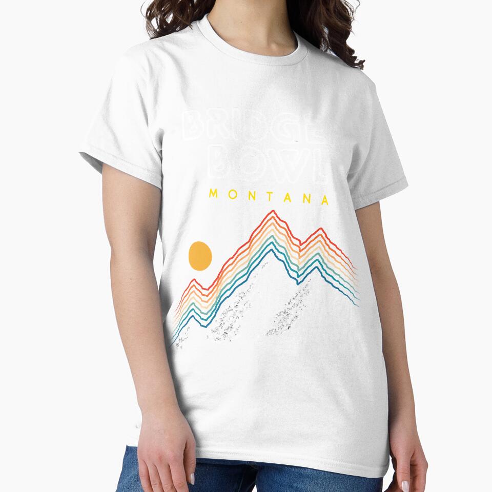 Bridger Bowl Montana Usa Ski Resort 1980S Retro by HasietYabom