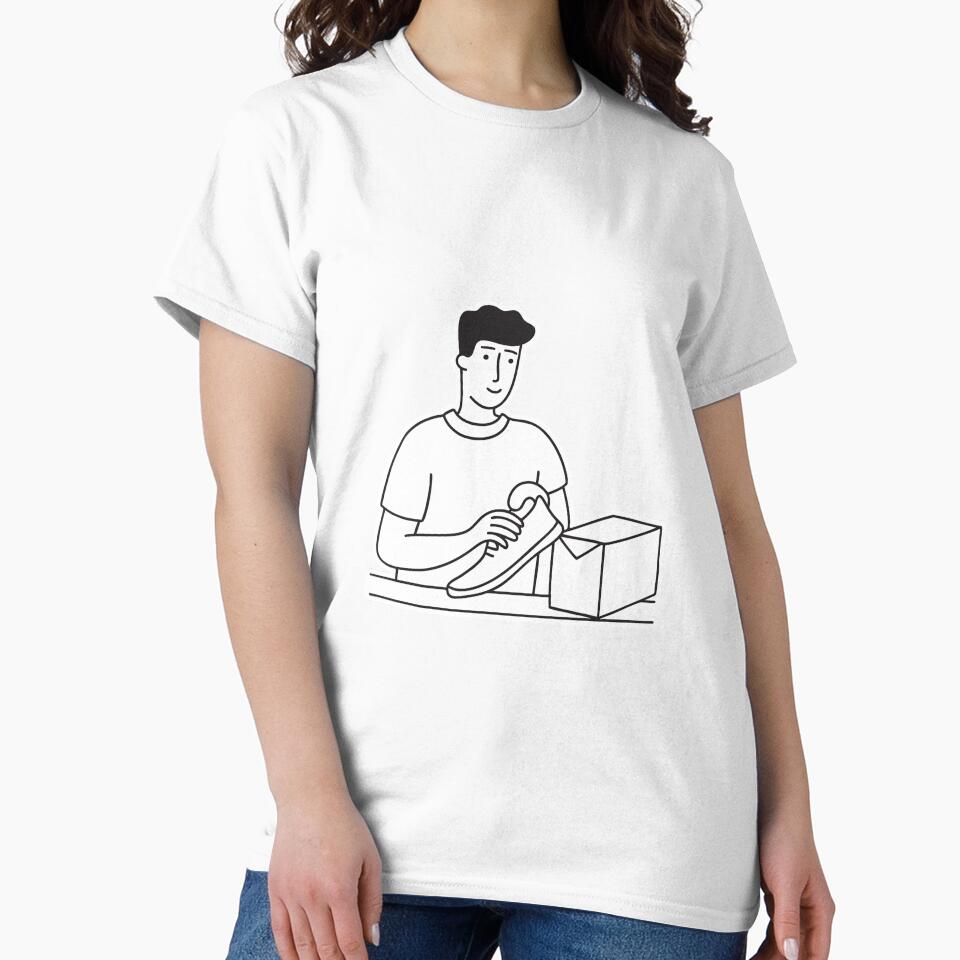 Person Opening Shoe Box by rasagamastore