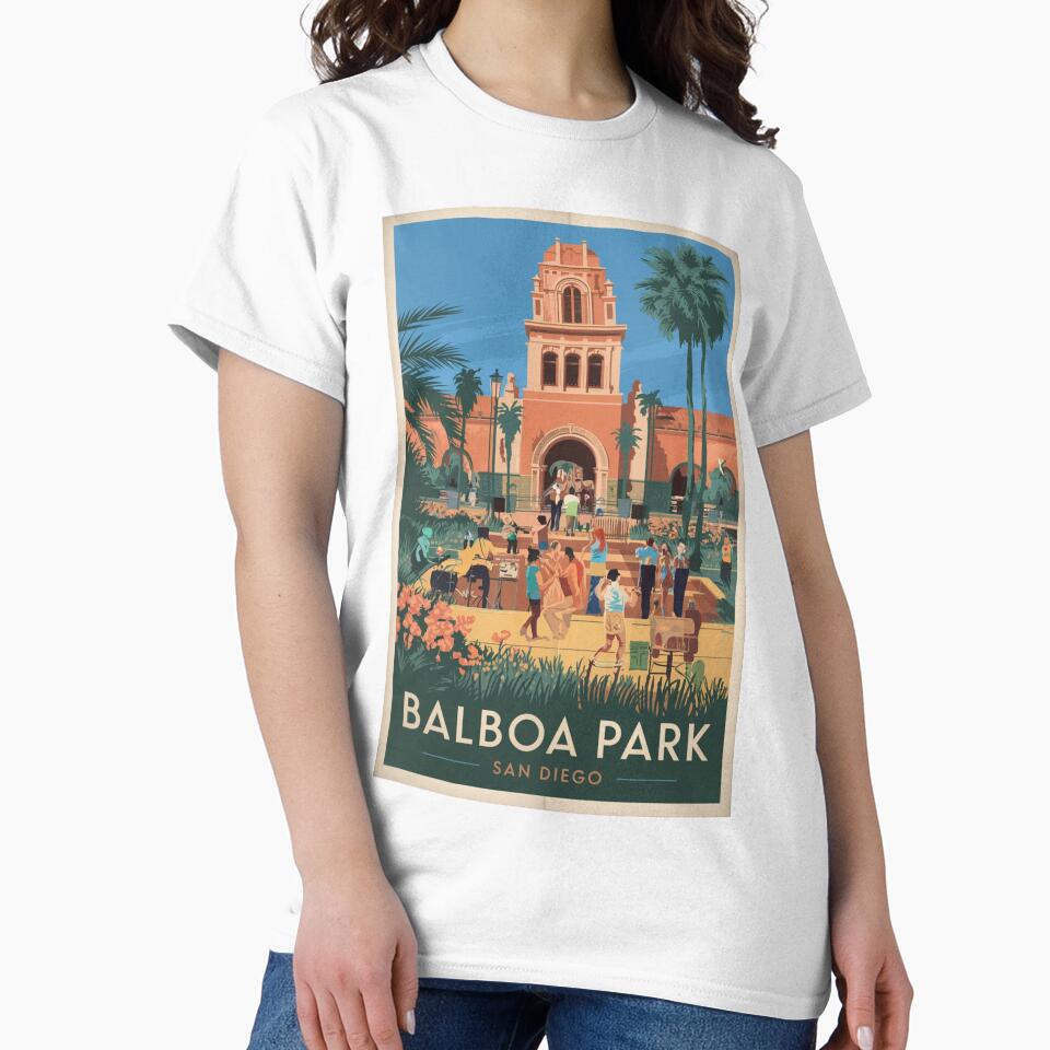San Diego Vintage Travel Poster by TravelerRat