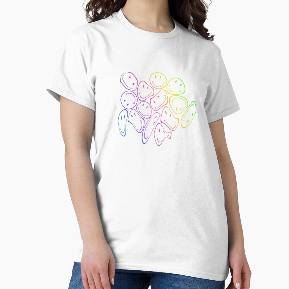 Melting Smiley Face Rainbow by Tara R